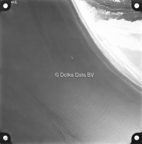 Luchtfoto Den Hoorn Texel (1958) uit de collectie Kadaster Luchtfoto's en Kaarten