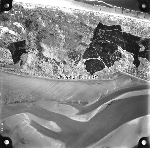 Luchtfoto Vlieland (1958) uit de collectie Kadaster Luchtfoto's en Kaarten
