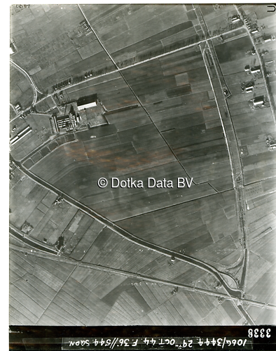 Luchtfoto Winschoten (1944) uit de collectie Kadaster WOII Luchtfoto's