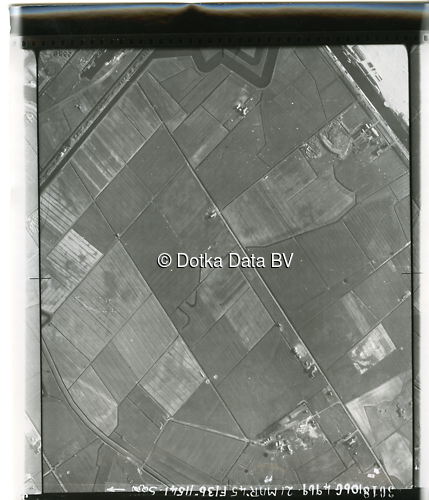Luchtfoto Den Helder (1945) uit de collectie Kadaster WOII Luchtfoto's