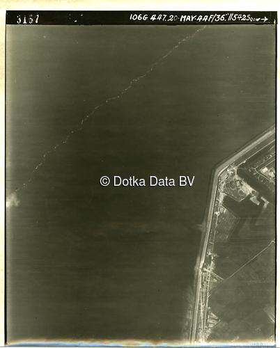 Luchtfoto Den Helder (1944) uit de collectie Kadaster WOII Luchtfoto's