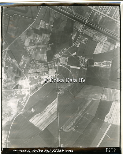 Luchtfoto Den Helder (1944) uit de collectie Kadaster WOII Luchtfoto's