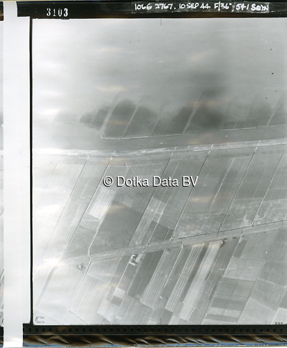 Luchtfoto Westernieland (1944) uit de collectie Kadaster WOII Luchtfoto's