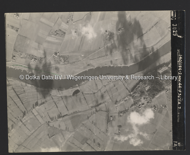 Luchtfoto Gorssel (1944) uit de collectie Wageningen University WOII