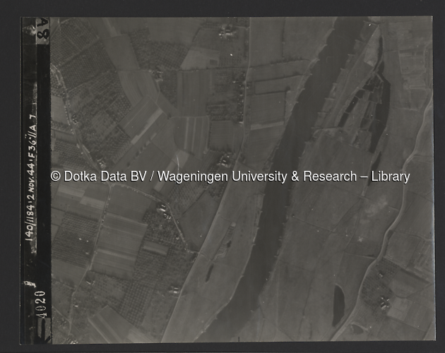 Luchtfoto Marle (1944) uit de collectie Wageningen University WOII