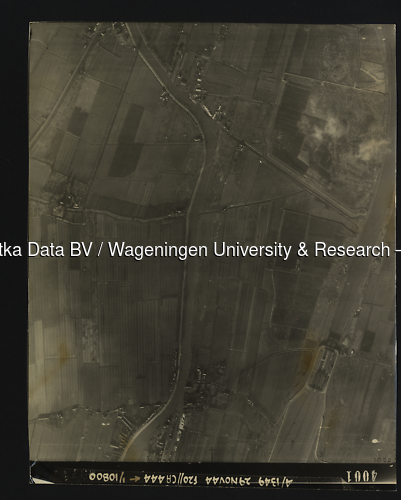 Luchtfoto Nieuwegein (1944) uit de collectie Wageningen University WOII