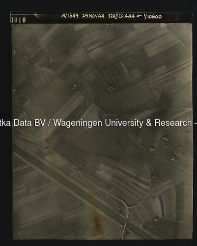 Luchtfoto 't Goy (1944) uit de collectie Wageningen University WOII