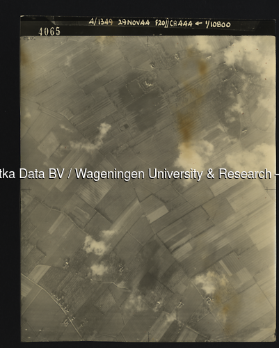 Luchtfoto 't Goy (1944) uit de collectie Wageningen University WOII