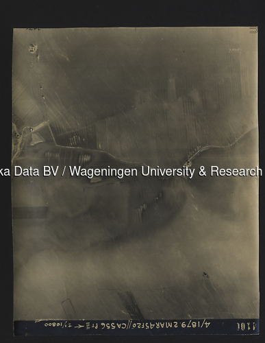 Luchtfoto Rijswijk (GLD) (1945) uit de collectie Wageningen University WOII