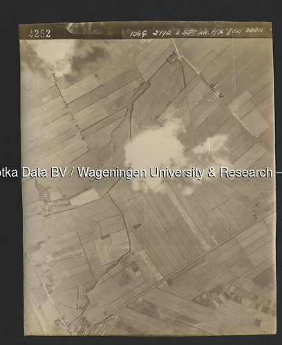 Luchtfoto Berkel en Rodenrijs (1944) uit de collectie Wageningen University WOII