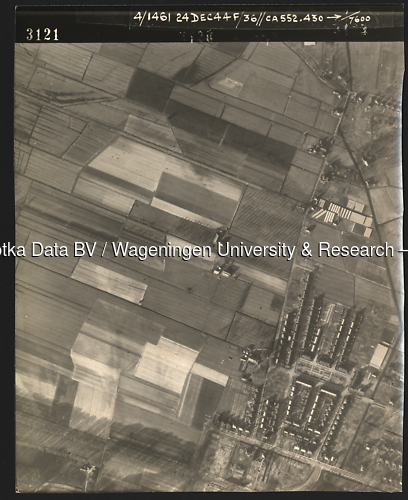 Luchtfoto Zeist (1944) uit de collectie Wageningen University WOII