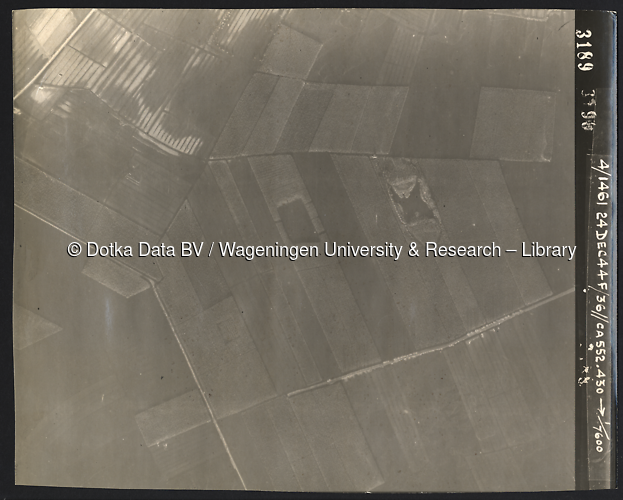 Luchtfoto (1944) uit de collectie Wageningen University WOII