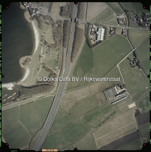 Luchtfoto Putten (2003) uit de collectie Rijkswaterstaat Centrale Informatievoorziening