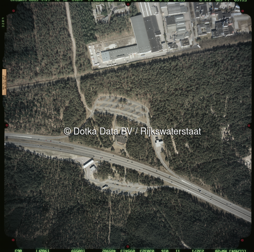 Luchtfoto Hulshorst (2003) uit de collectie Rijkswaterstaat Centrale Informatievoorziening