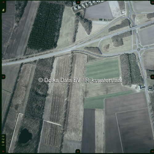 Luchtfoto Marwijksoord (2003) uit de collectie Rijkswaterstaat Centrale Informatievoorziening