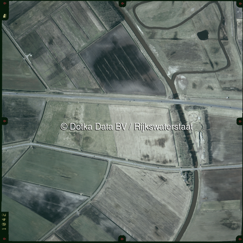 Luchtfoto Gieten (2003) uit de collectie Rijkswaterstaat Centrale Informatievoorziening