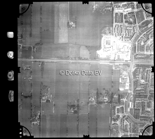 Luchtfoto Veenendaal (1981) uit de collectie Stichting Bodemsanering NS (SBNS)