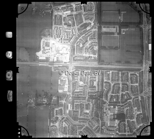 Luchtfoto Veenendaal (1981) uit de collectie Stichting Bodemsanering NS (SBNS)