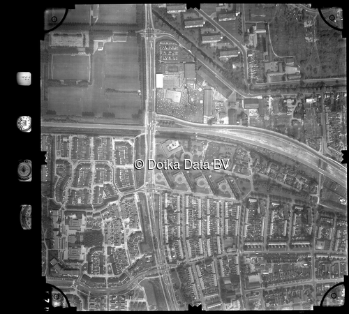Luchtfoto Veenendaal (1981) uit de collectie Stichting Bodemsanering NS (SBNS)