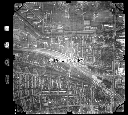 Luchtfoto Veenendaal (1981) uit de collectie Stichting Bodemsanering NS (SBNS)