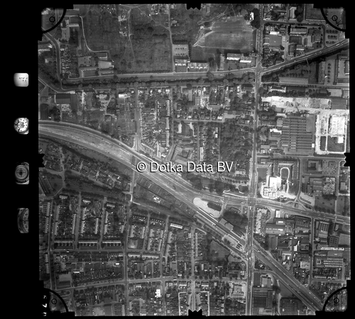 Luchtfoto Veenendaal (1981) uit de collectie Stichting Bodemsanering NS (SBNS)