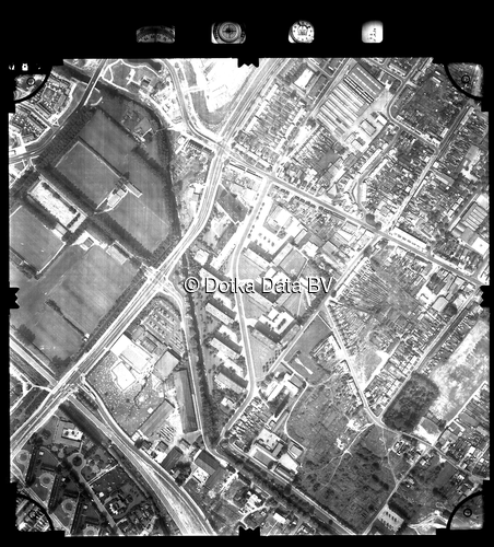 Luchtfoto Veenendaal (1981) uit de collectie Stichting Bodemsanering NS (SBNS)