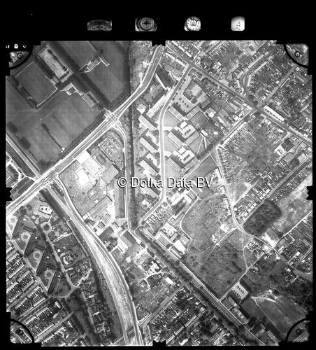 Luchtfoto Veenendaal (1981) uit de collectie Stichting Bodemsanering NS (SBNS)