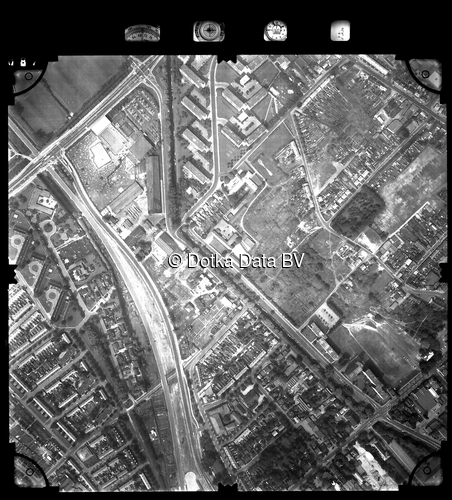 Luchtfoto Veenendaal (1981) uit de collectie Stichting Bodemsanering NS (SBNS)