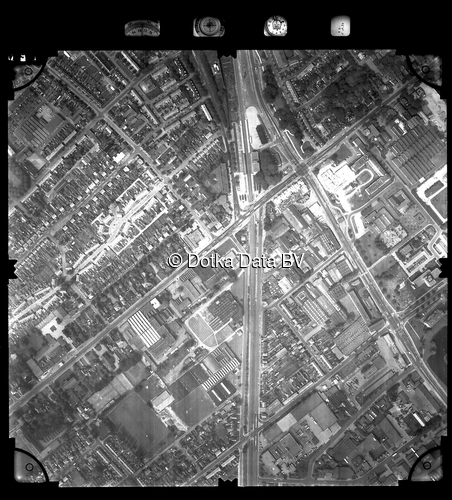 Luchtfoto Veenendaal (1981) uit de collectie Stichting Bodemsanering NS (SBNS)