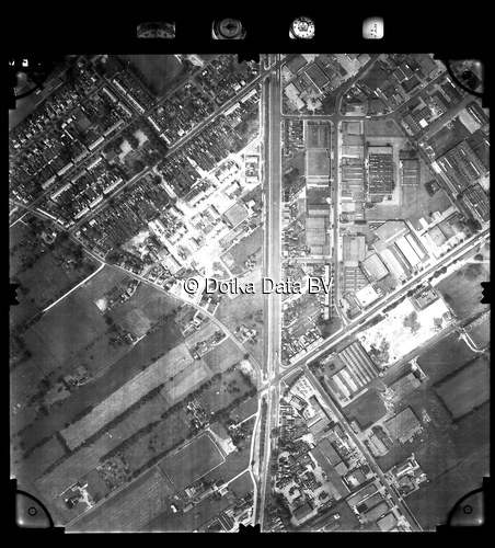 Luchtfoto Veenendaal (1981) uit de collectie Stichting Bodemsanering NS (SBNS)