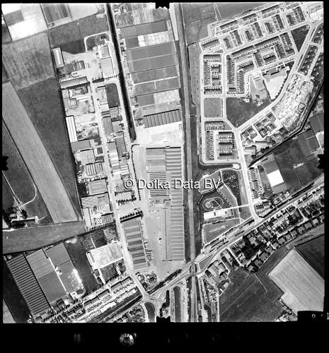 Luchtfoto Berkel en Rodenrijs (1973) uit de collectie Stichting Bodemsanering NS (SBNS)