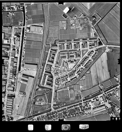 Luchtfoto Berkel en Rodenrijs (1977) uit de collectie Stichting Bodemsanering NS (SBNS)