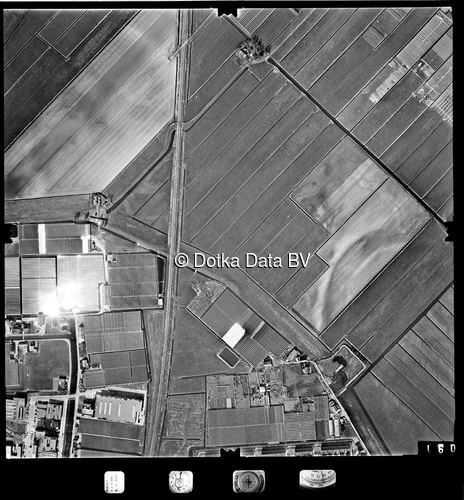 Luchtfoto Berkel en Rodenrijs (1977) uit de collectie Stichting Bodemsanering NS (SBNS)