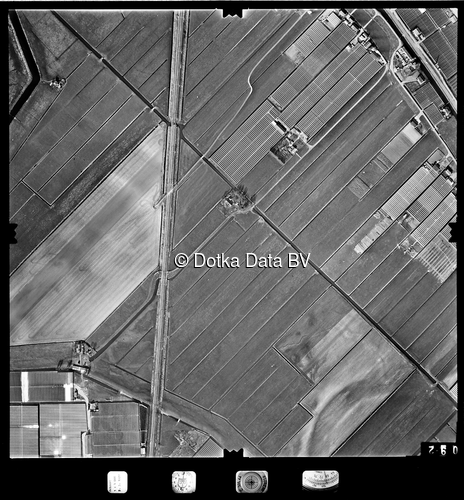 Luchtfoto Berkel en Rodenrijs (1977) uit de collectie Stichting Bodemsanering NS (SBNS)