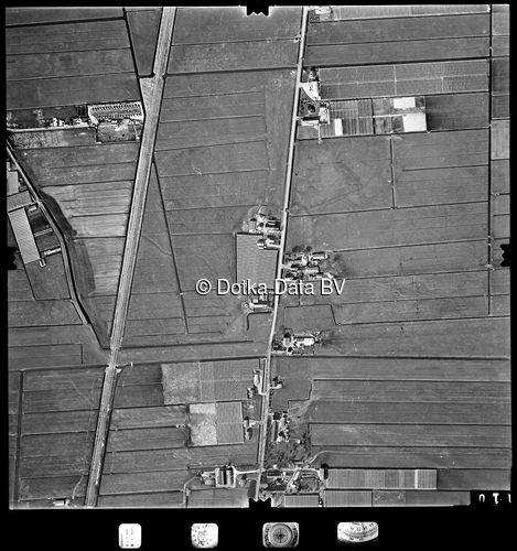Luchtfoto Nootdorp (1977) uit de collectie Stichting Bodemsanering NS (SBNS)