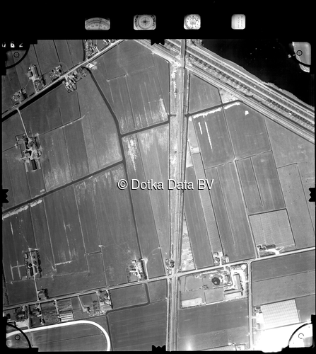 Luchtfoto Nootdorp uit de collectie Stichting Bodemsanering NS (SBNS)