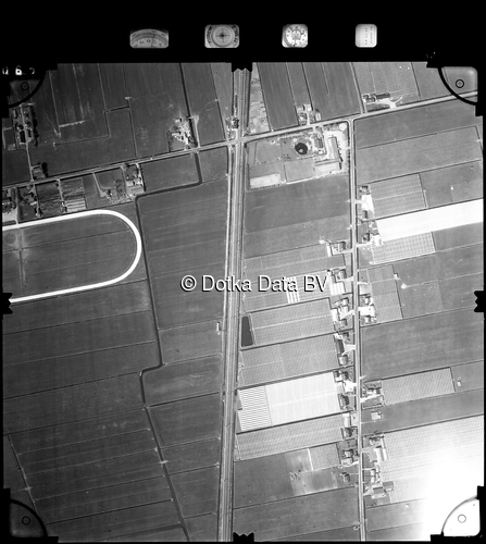 Luchtfoto Nootdorp uit de collectie Stichting Bodemsanering NS (SBNS)