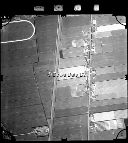 Luchtfoto Nootdorp uit de collectie Stichting Bodemsanering NS (SBNS)