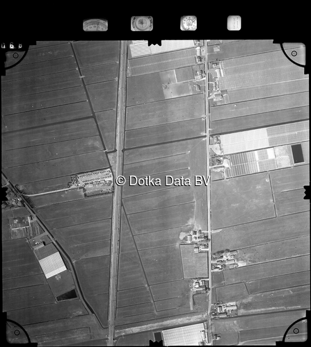 Luchtfoto Nootdorp uit de collectie Stichting Bodemsanering NS (SBNS)