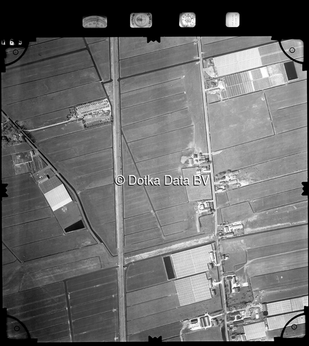 Luchtfoto Nootdorp uit de collectie Stichting Bodemsanering NS (SBNS)