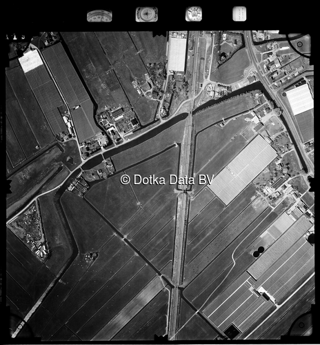 Luchtfoto Berkel en Rodenrijs uit de collectie Stichting Bodemsanering NS (SBNS)