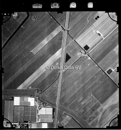 Luchtfoto Berkel en Rodenrijs uit de collectie Stichting Bodemsanering NS (SBNS)