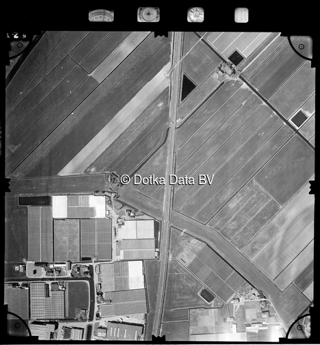 Luchtfoto Berkel en Rodenrijs uit de collectie Stichting Bodemsanering NS (SBNS)