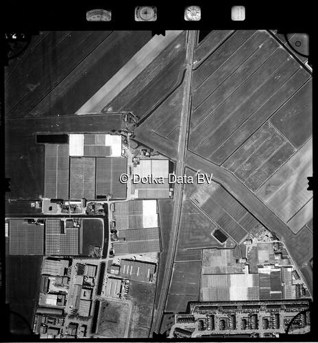 Luchtfoto Berkel en Rodenrijs uit de collectie Stichting Bodemsanering NS (SBNS)