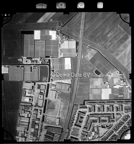 Luchtfoto Berkel en Rodenrijs uit de collectie Stichting Bodemsanering NS (SBNS)