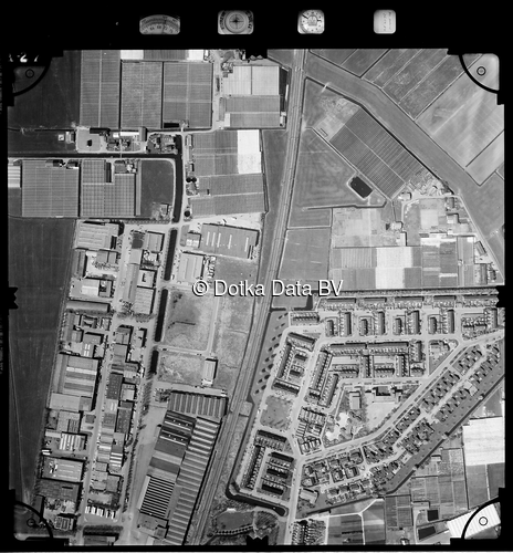 Luchtfoto Berkel en Rodenrijs uit de collectie Stichting Bodemsanering NS (SBNS)