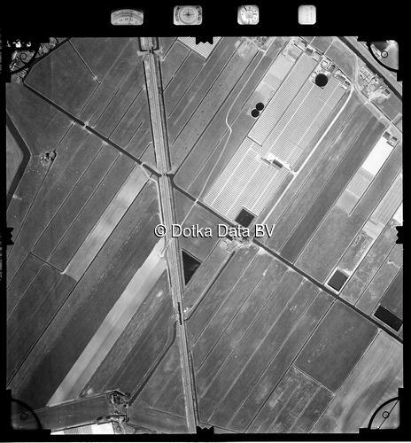 Luchtfoto Berkel en Rodenrijs uit de collectie Stichting Bodemsanering NS (SBNS)