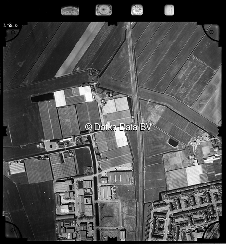 Luchtfoto Berkel en Rodenrijs uit de collectie Stichting Bodemsanering NS (SBNS)