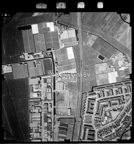 Luchtfoto Berkel en Rodenrijs uit de collectie Stichting Bodemsanering NS (SBNS)