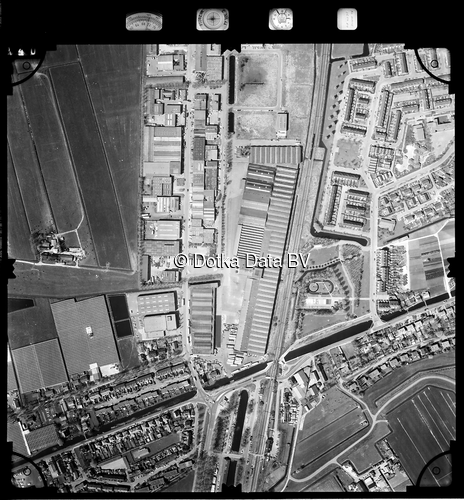 Luchtfoto Berkel en Rodenrijs uit de collectie Stichting Bodemsanering NS (SBNS)